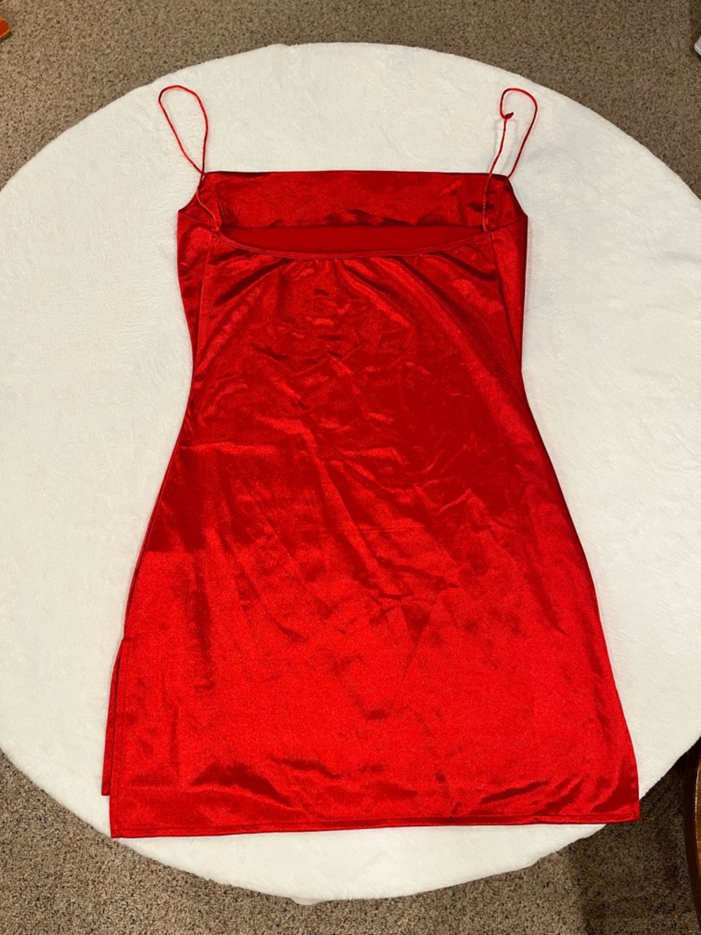 Zaful Red Mini Dress - Size 6 - Picture 2 of 9